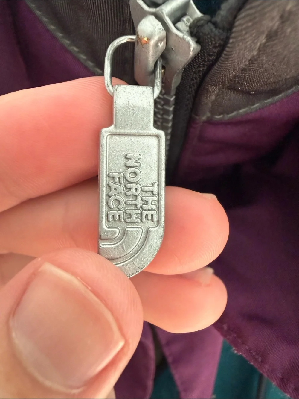 The North Face colorblocked shell